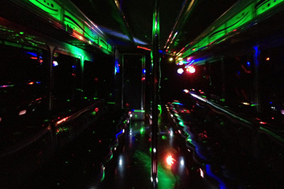 40 passenger Anaheim party bus limo